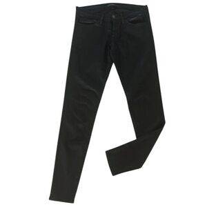 Flying Monkey Platinum black wax coated skinny jeans size 28